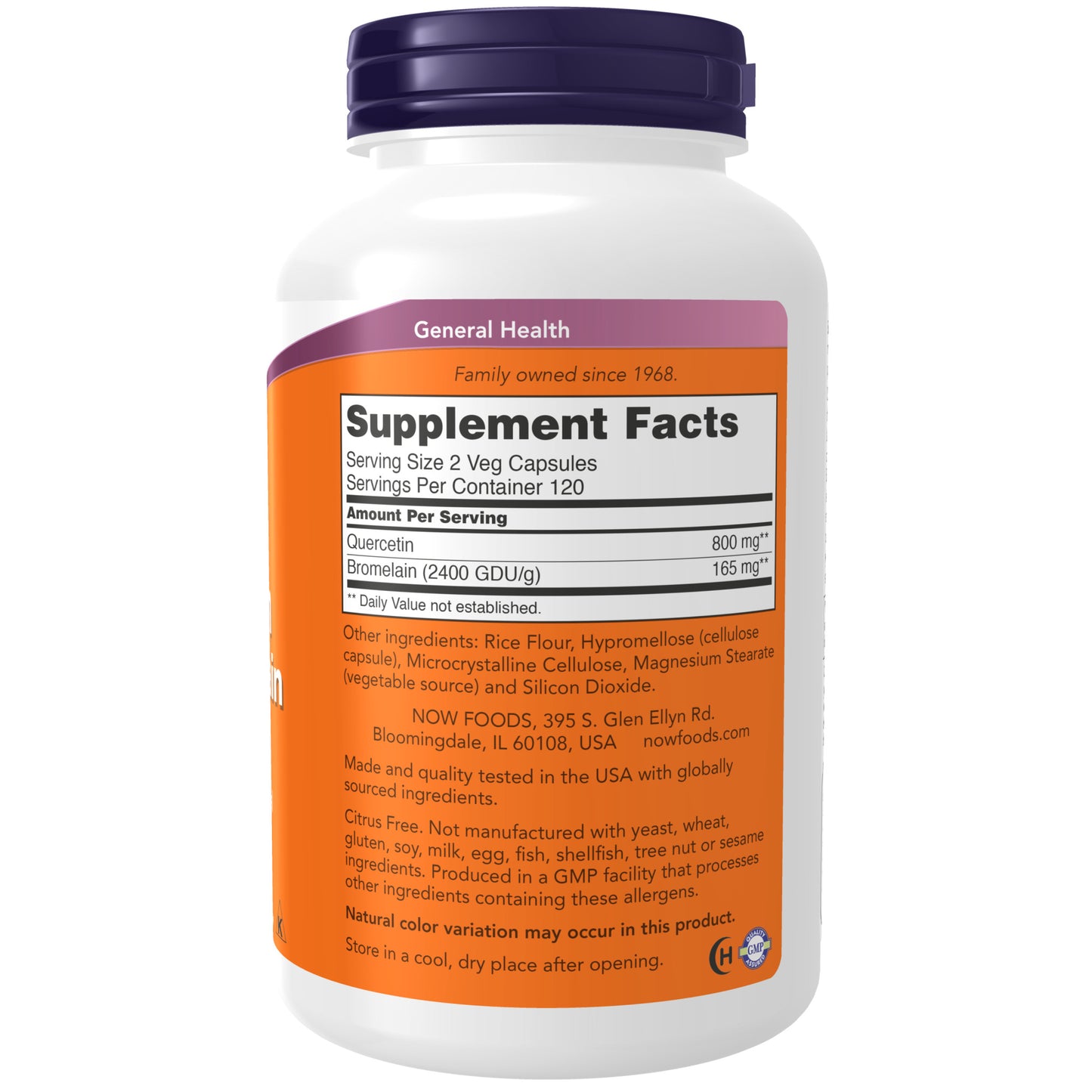 Quercetin with Bromelain