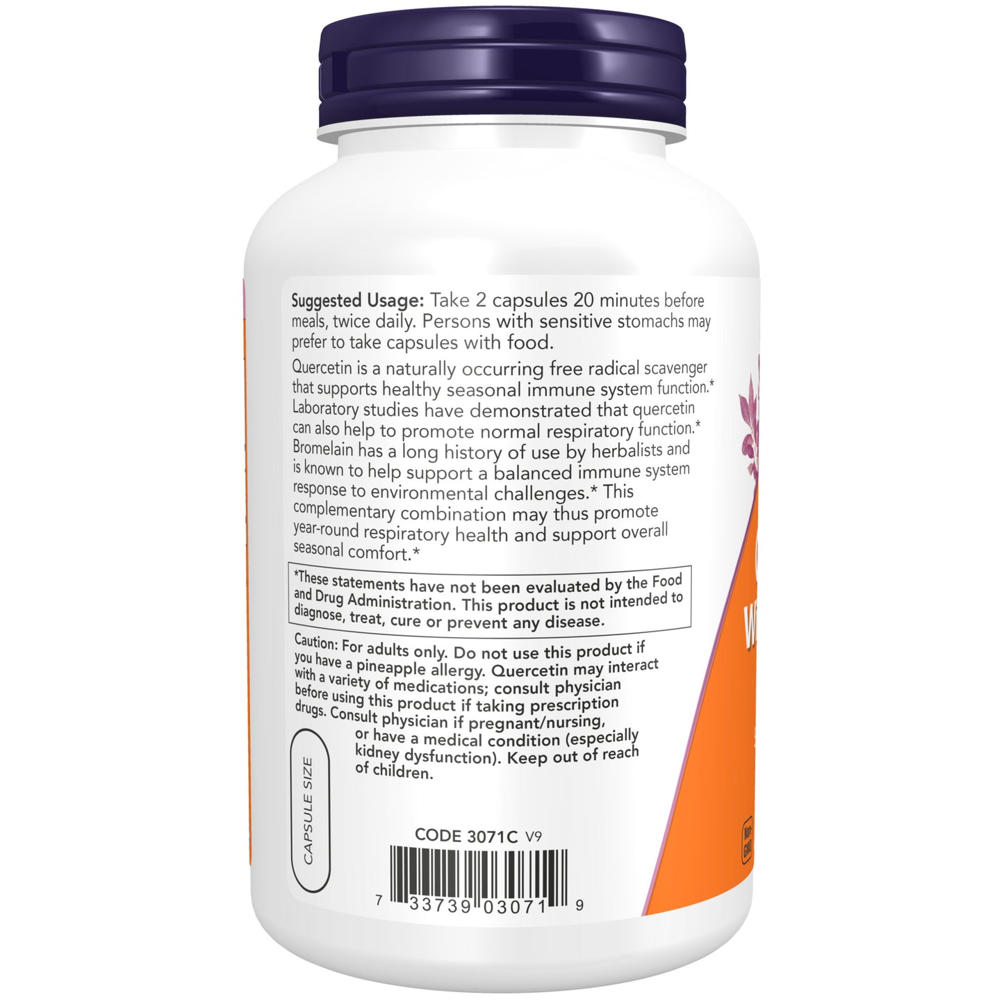 Quercetin with Bromelain