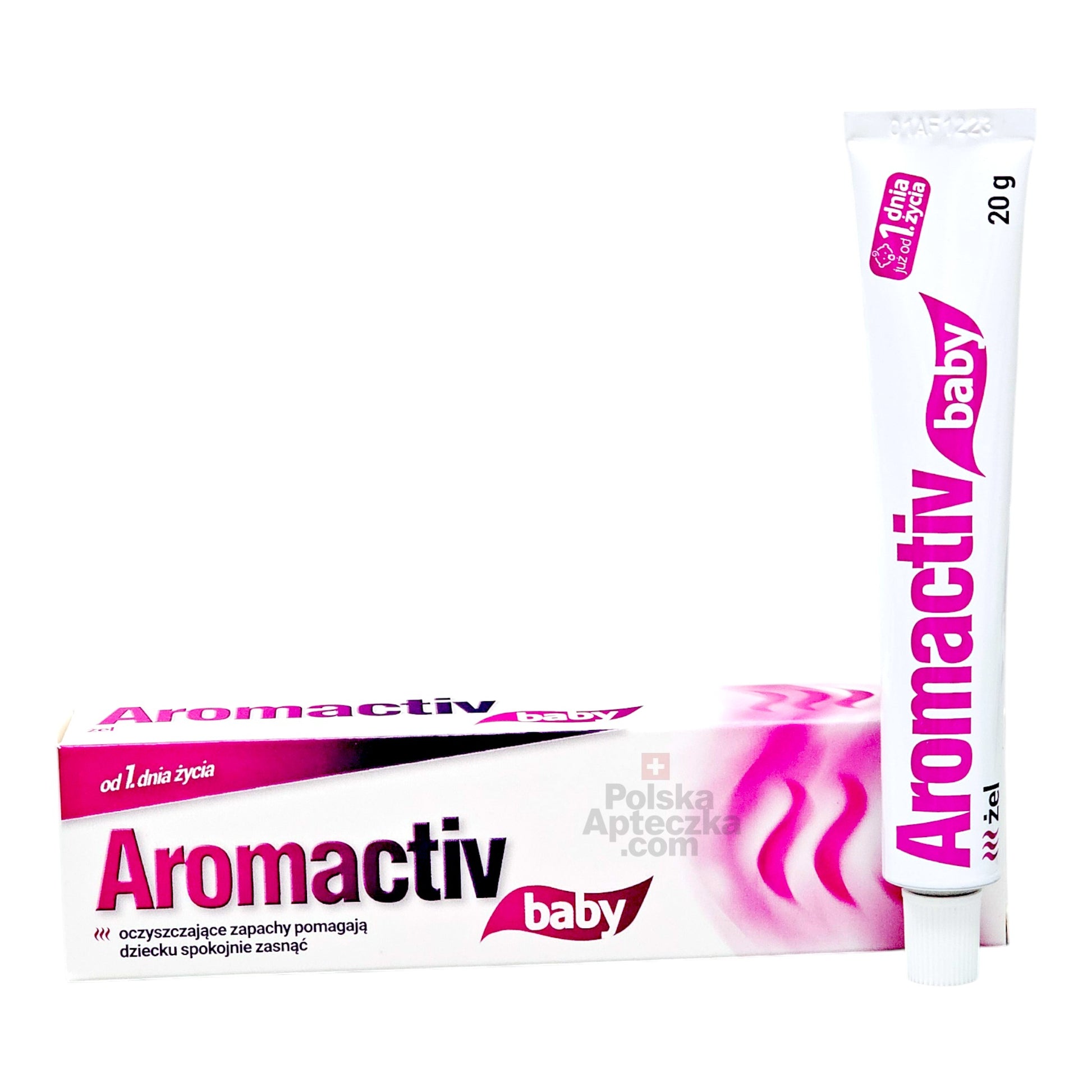 Aromactiv Baby Gel 20g essential oil gel with lavender and thyme to soothe infants and support calm breathing and sleep from day one tube and box