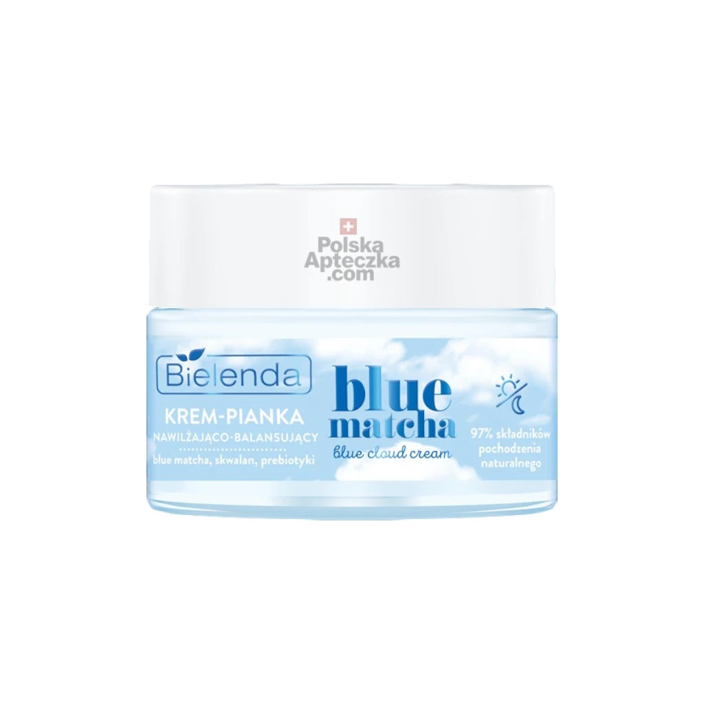 Bielenda Blue Matcha Blue Cloud Cream Jar