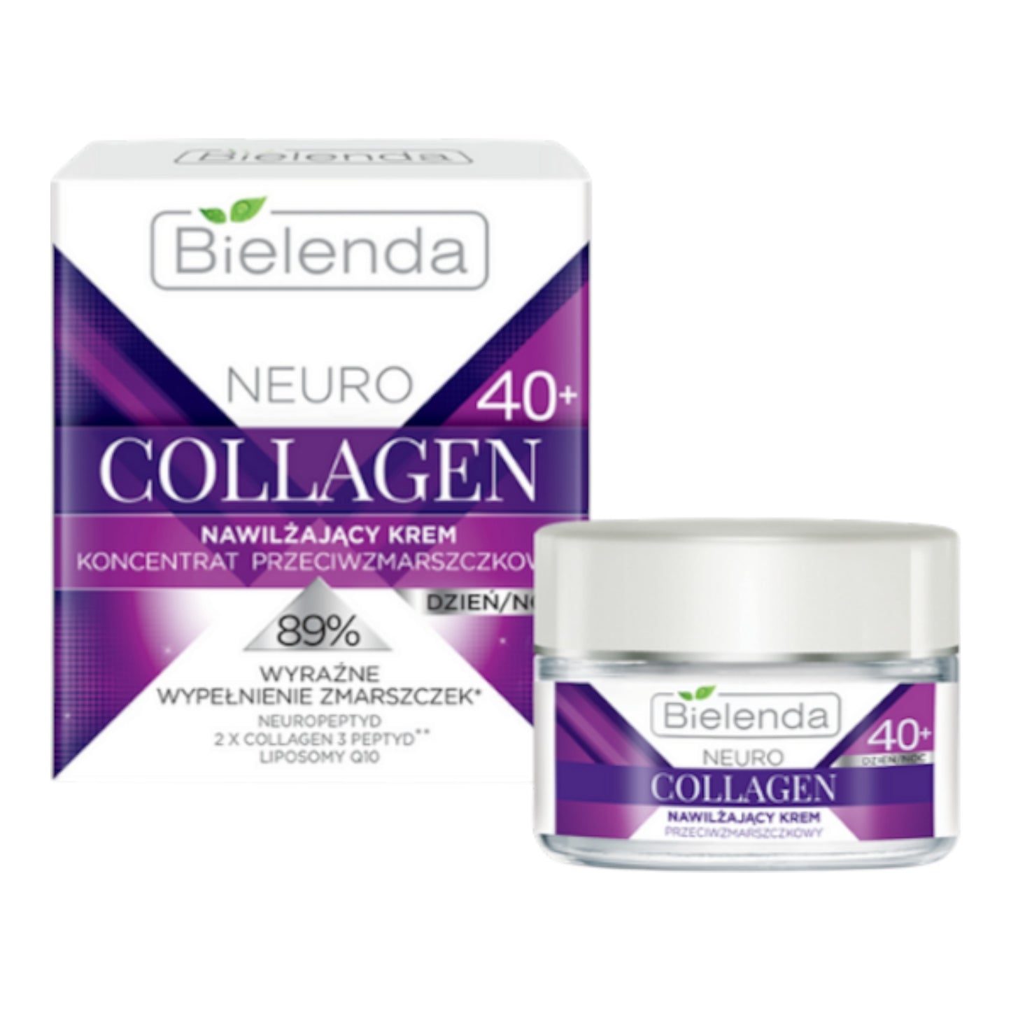 Bielenda Neuro Collagen 40+ anti-wrinkle cream jar