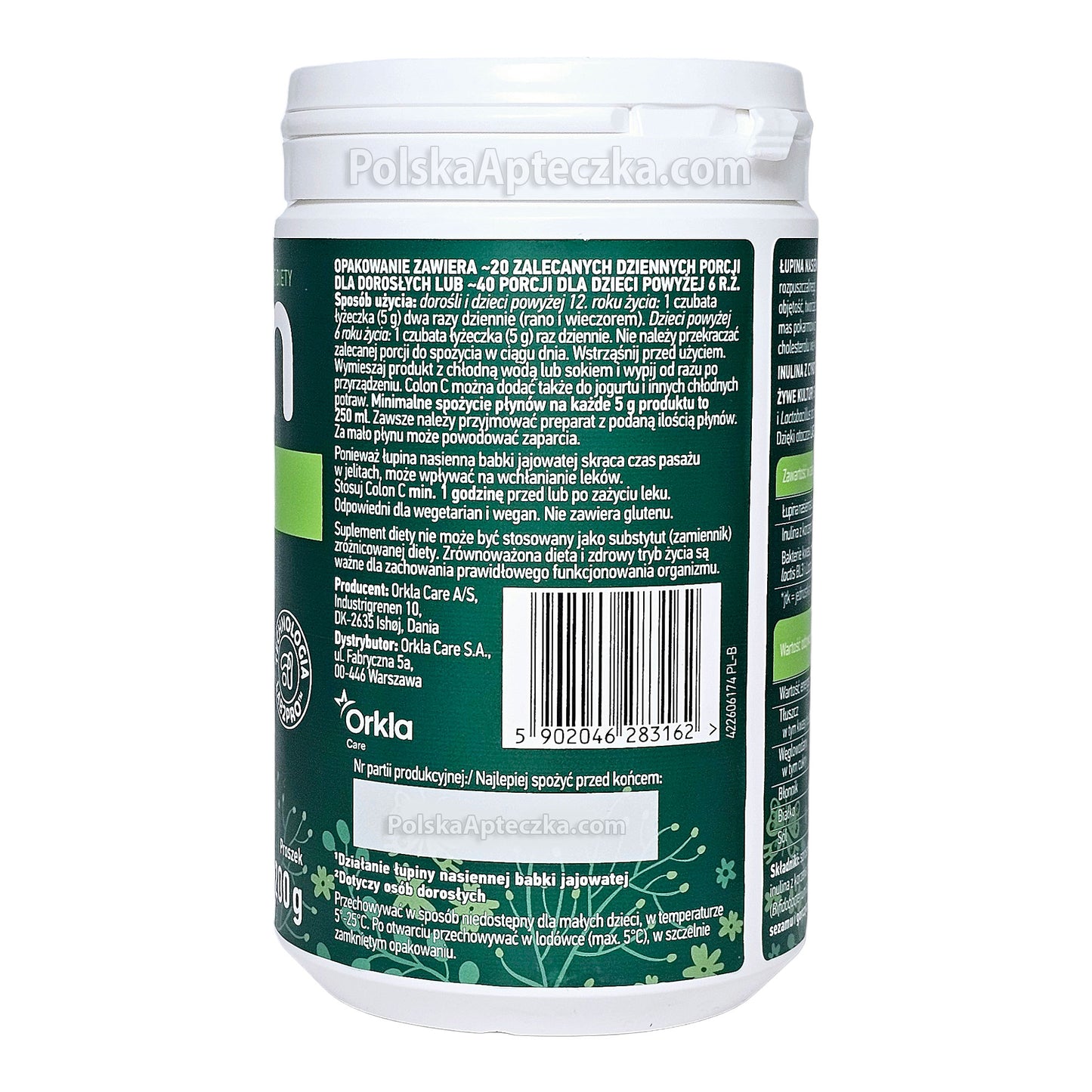 Colon C 200g Digestive Support Powder description