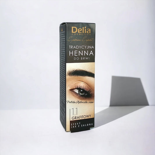 Delia Cosmetics Traditional Eyebrow Henna 1.1 Graphite