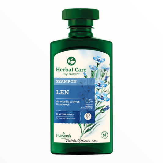 Herbal Care szampon do włosów LEN 330ml