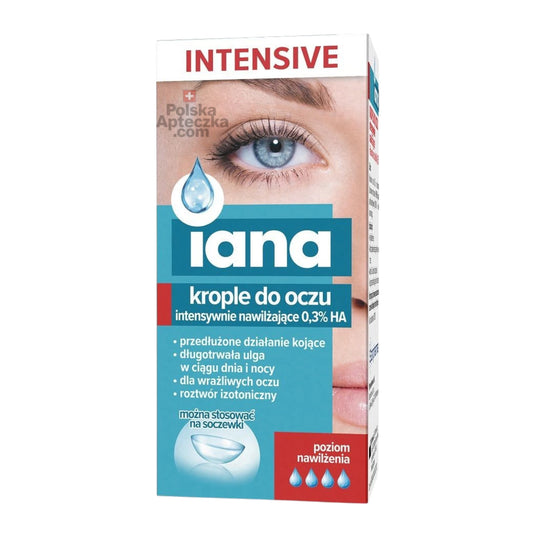 Iana Intensive Eye Drops 0.3% HA Moisturizing Formula 10ml
