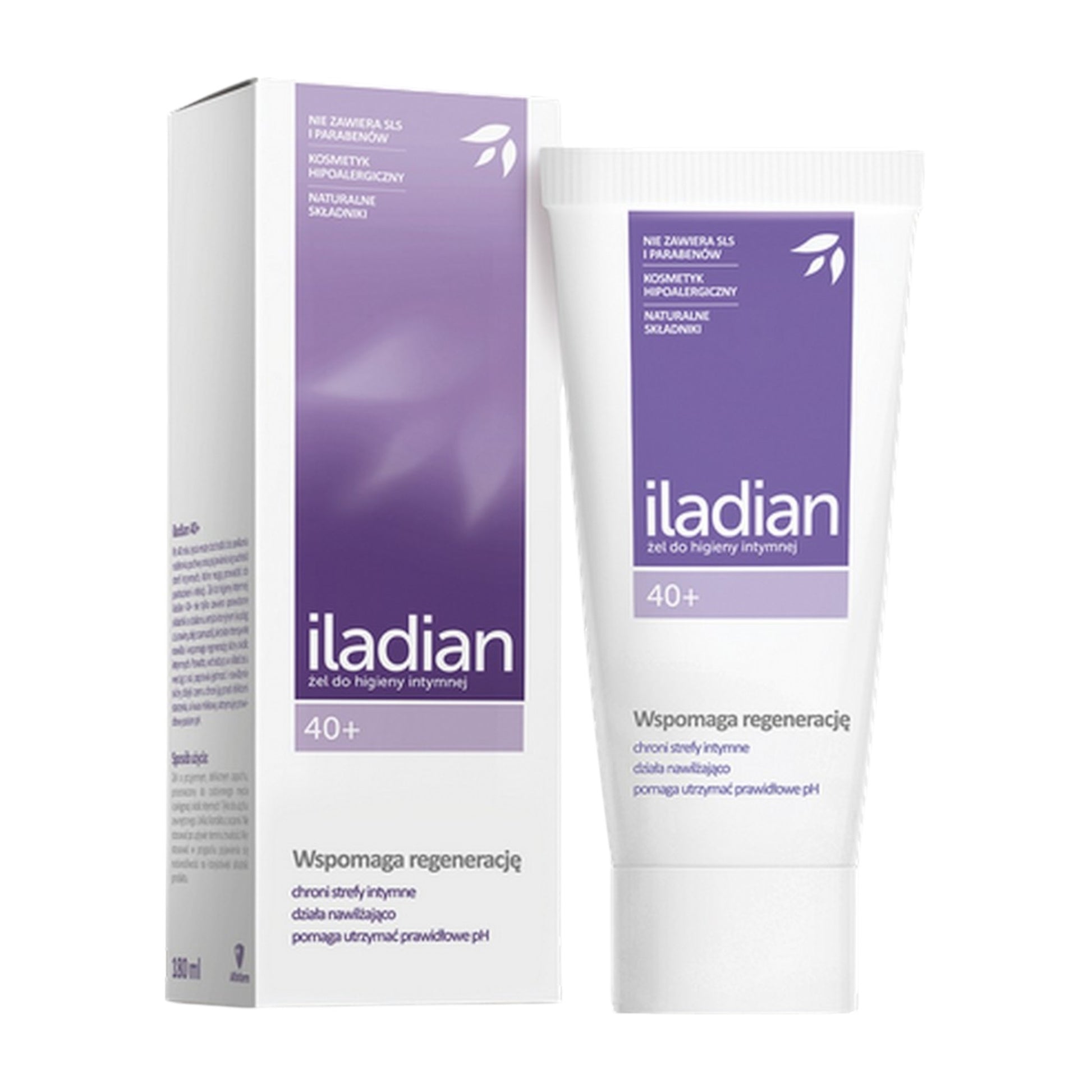 Iladian 40+ Intimate Hygiene Gel – 180ml tube and box for mature women