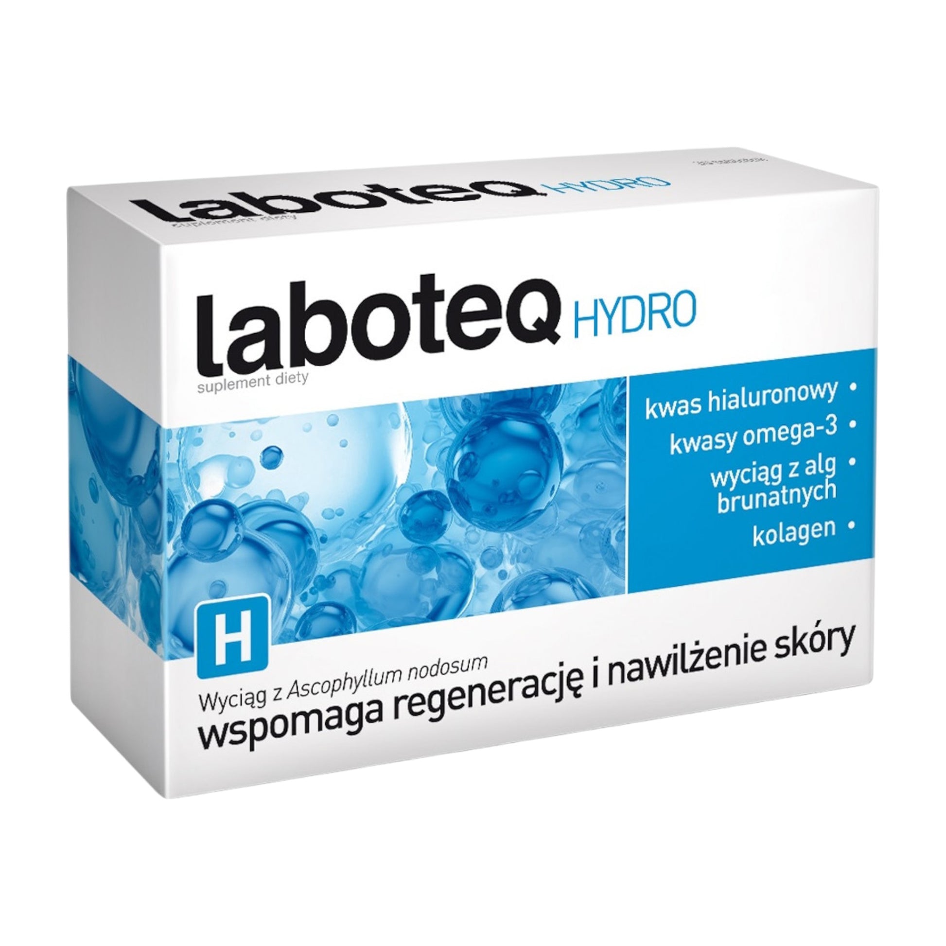 Laboteq Hydro – box view with hydration ingredients