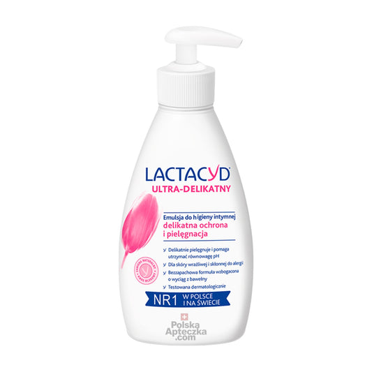 Lactacyd Ultra-Delicate Intimate Wash Fragrance-Free Care for Sensitive Skin 200ml