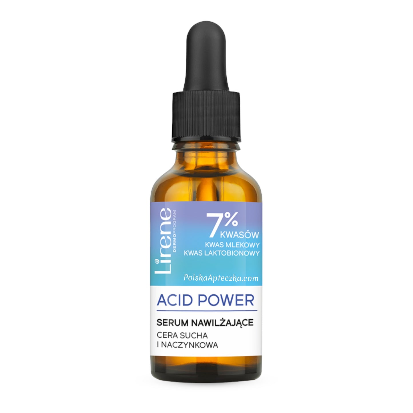 Lirene, Acid Power Serum Nawilżające z kwasem hialuronowym i hydrolatem z bawatka 30ml