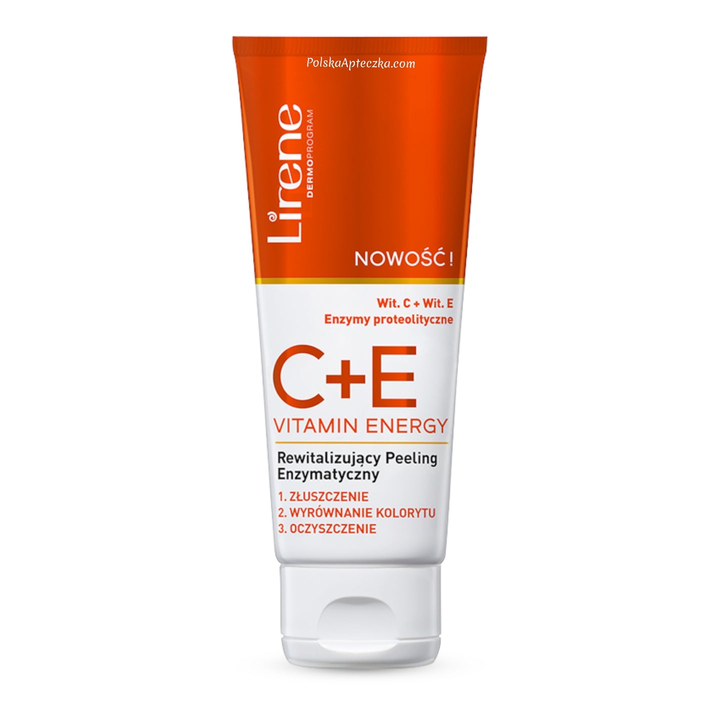 Lirene, C+E Vitamin Energy Rewitalizujący Peeling Enzymatyczny 75ml