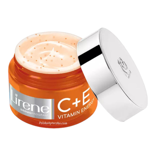 Lirene, C+E Vitamin Energy odżywczy krem głęboko nawilżający cera sucha i wrażliwa 50ml