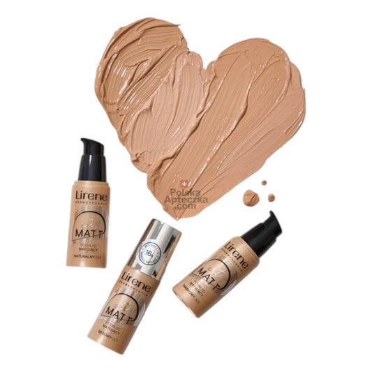 Lirene City Matt Foundation 16h Natural 204 30ml comparison