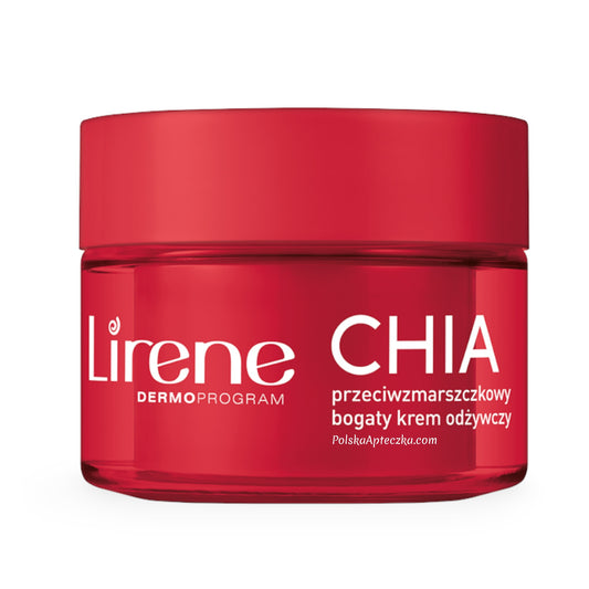 Lirene, Dermoprogram Vege CHIA przeciwzmarszczkowy bogaty krem odżywczy na dzień i noc 50ml