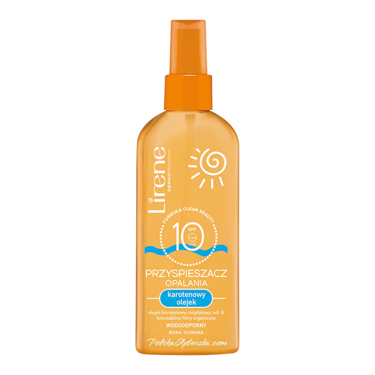 Lirene, SPF 10 przyspieszacz opalania karotenowy olejek 150 ml