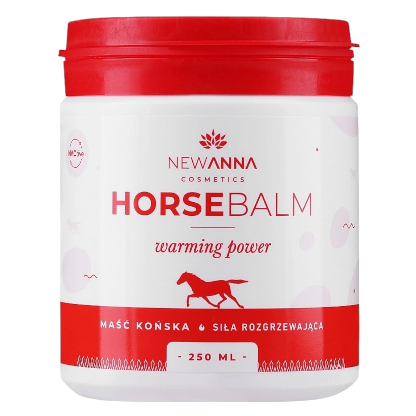 New Anna Cosmetics Horse Balm - Warming Power, 250ml