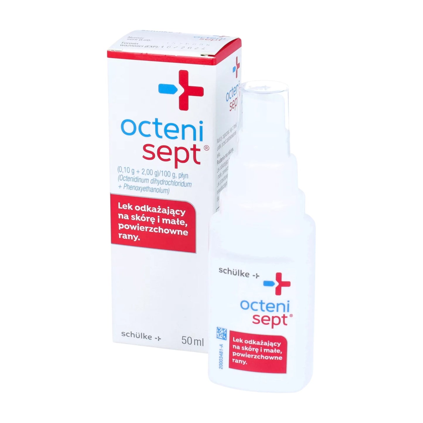 Octenisept Wound Antiseptic Spray box and bottle