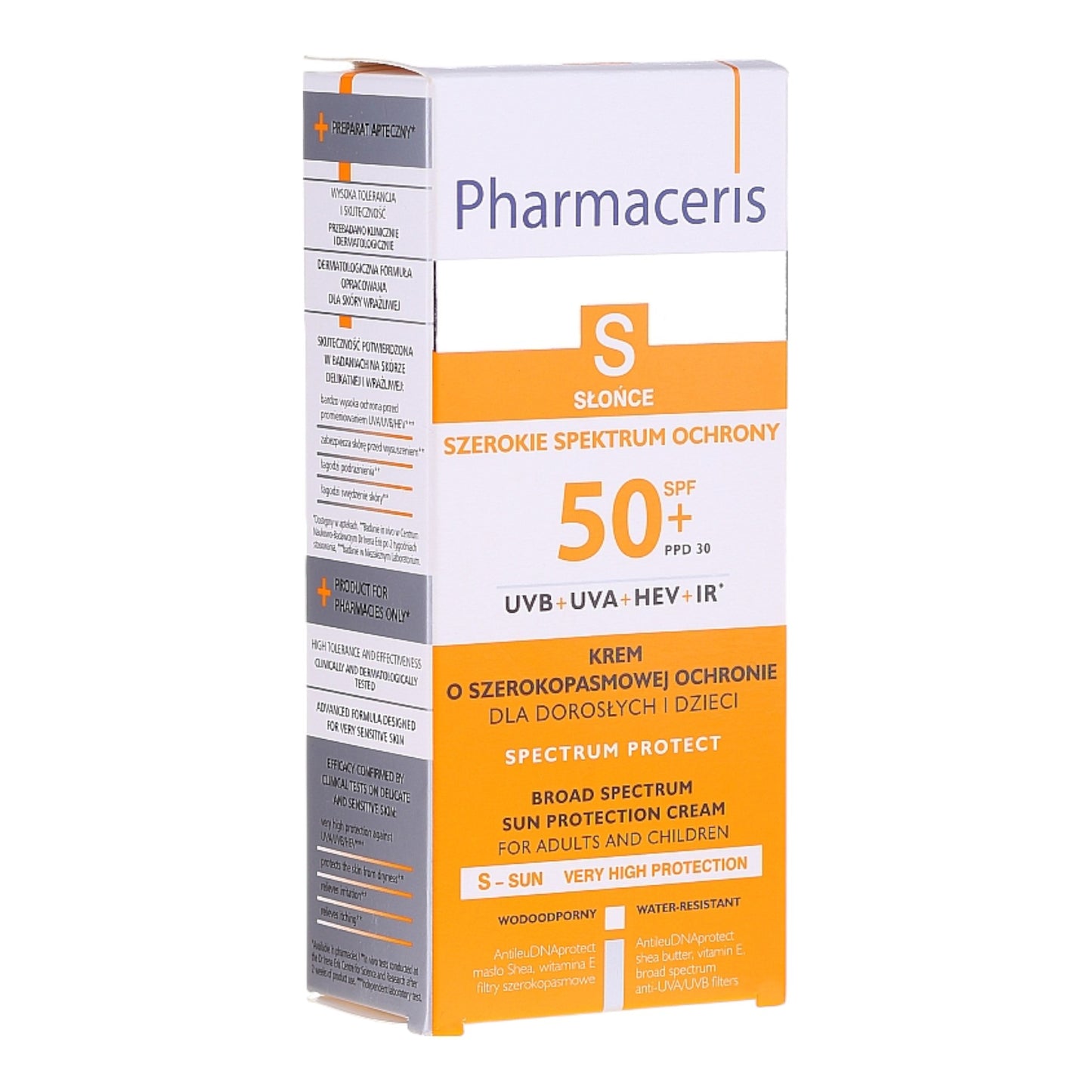 Pharmaceris S Spectrum Protect SPF 50+ sunscreen cream for adults and children – 50ml