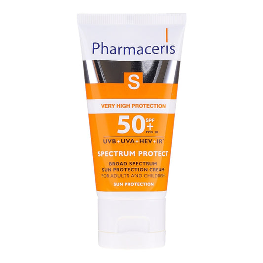 Pharmaceris S Spectrum Protect SPF 50+ sunscreen cream for adults and children – 50ml tube