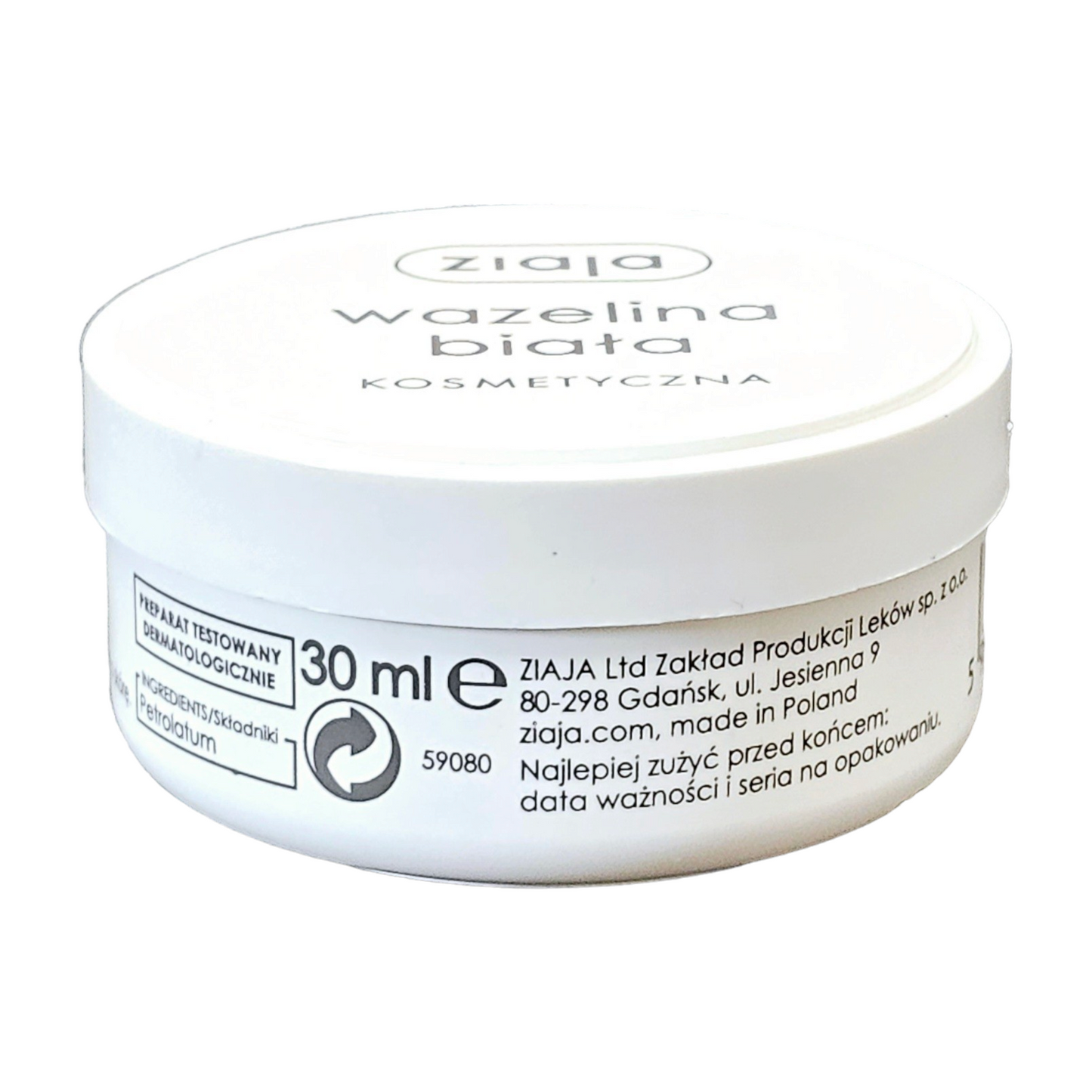 Ziaja White Petroleum Jelly (Wazelina Biała) 30 ml