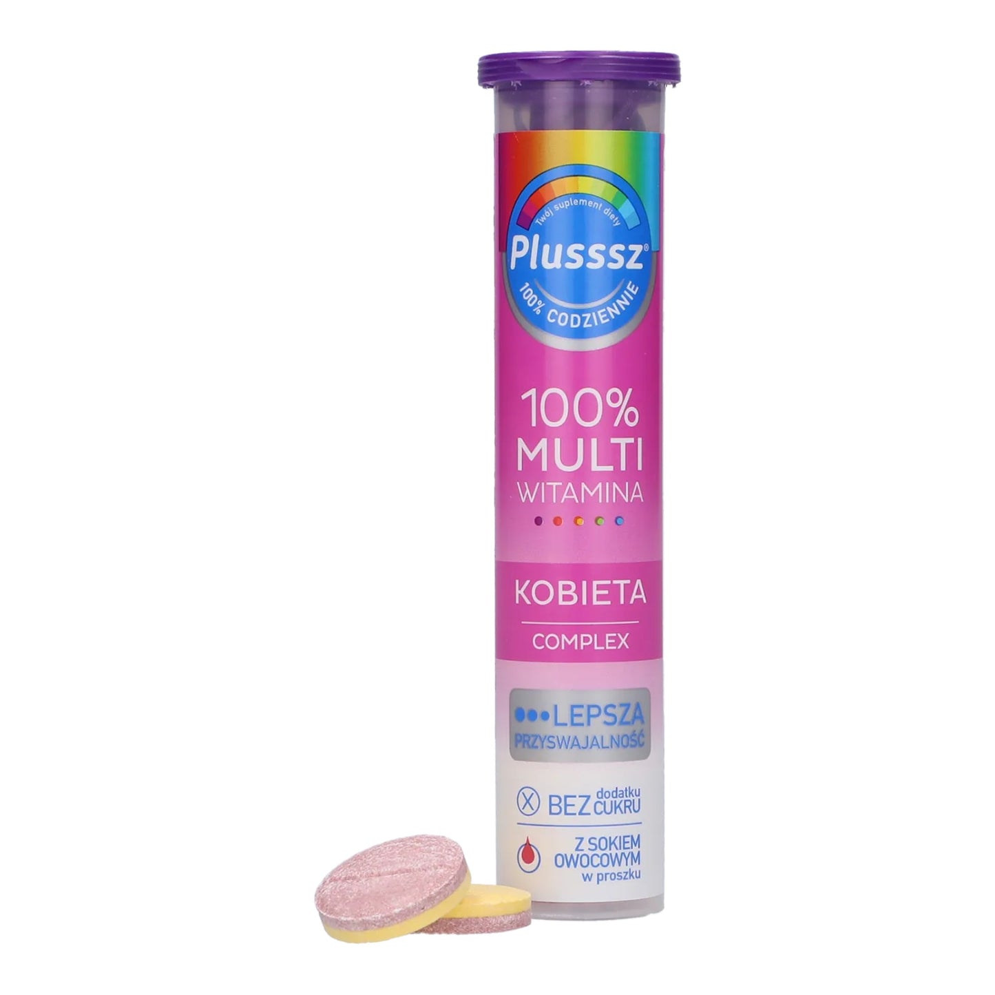 Plusssz 100% Multiwitamina Kobieta Complex effervescent tablets for women tablets