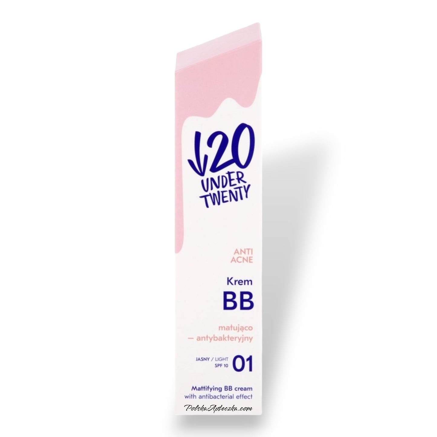 Under Twenty, Anti Acne Krem BB 01 matująco antybakteryjny 75 ml