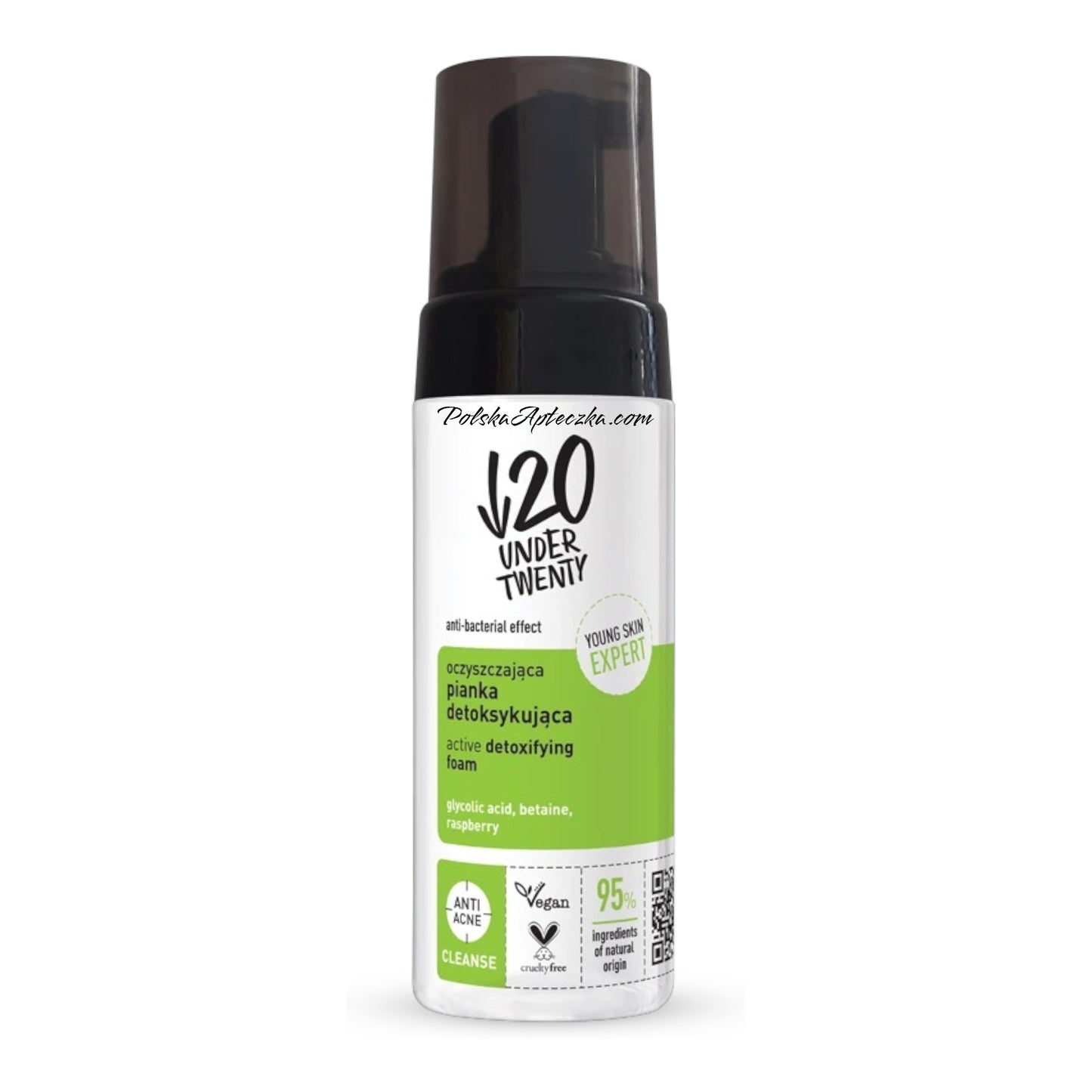 Under Twenty, Anti Acne Cleansing Detox Face Wash Foam 150ml