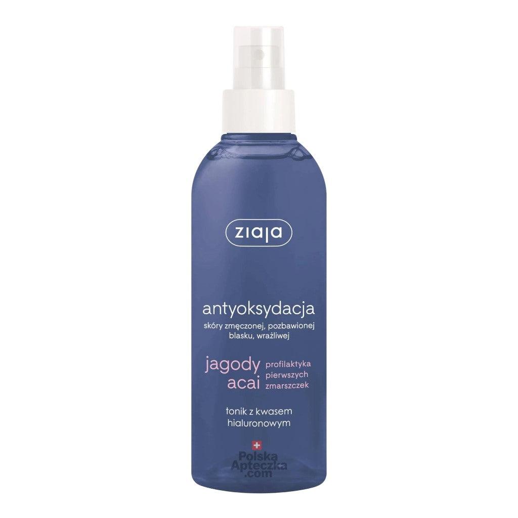Ziaja Acai Berry Antioxidation Toner with Hyaluronic Acid 200ml