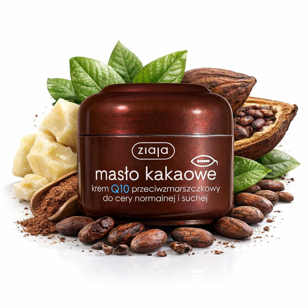 Ziaja Cocoa Butter Q10 Anti-Wrinkle Face Cream for Normal and Dry