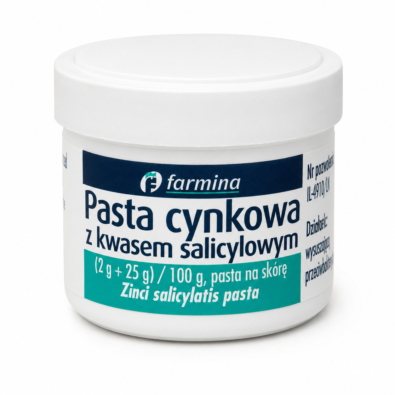 Zinc & Salicylic Acid Acne Paste 20g – Apteczka