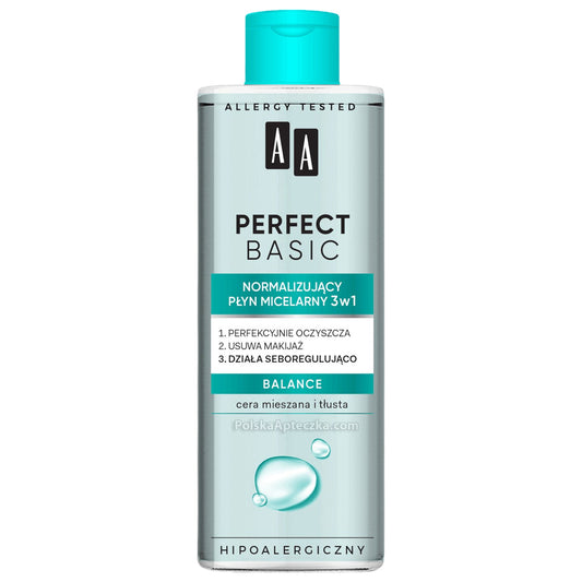 AA Perfect Basic Normalizing Micellar Water 3-in-1, 200ml