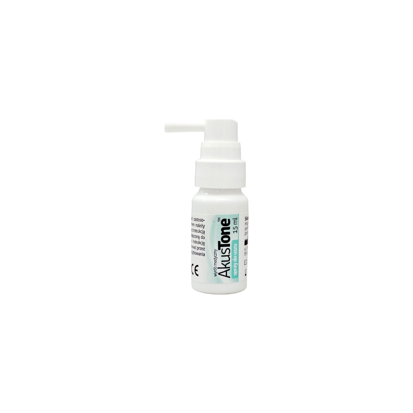 Akustone Ear Spray 15ml Bottle for Natural Ear Hygiene and Wax Removal