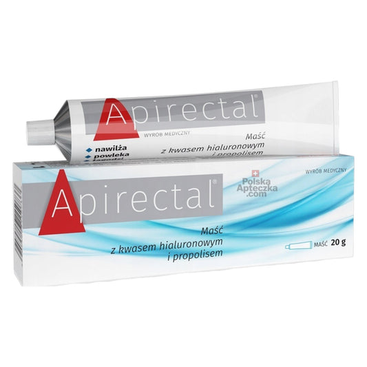 Apirectal Ointment with Hyaluronic Acid and Propolis 20g
