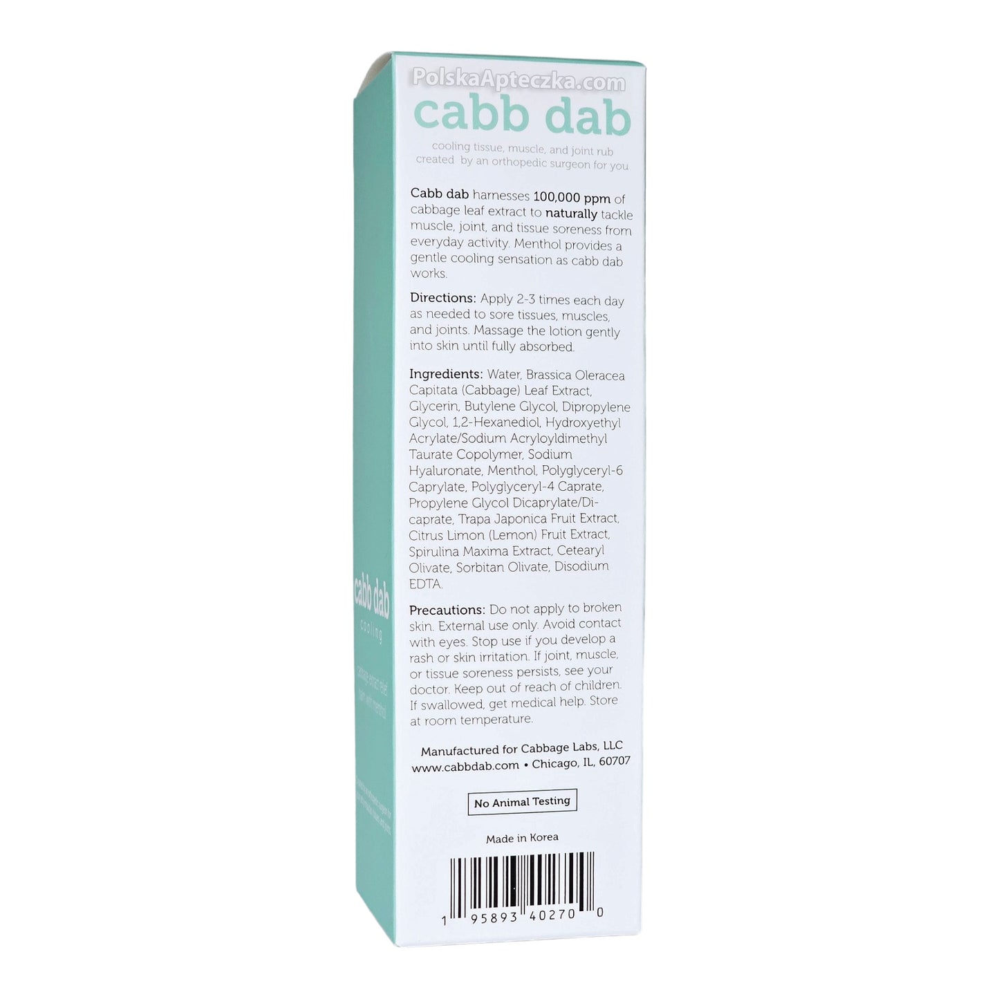 cabb dab cooling relief balm