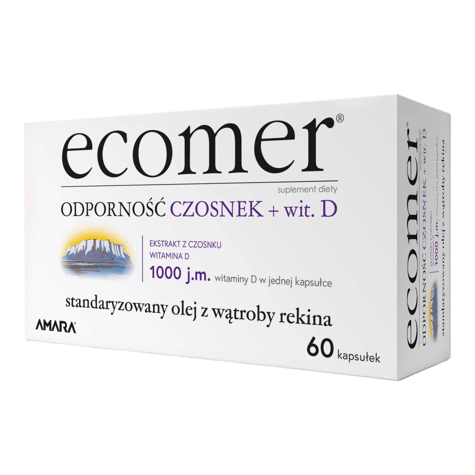 ecomer garlic vitamin d box front