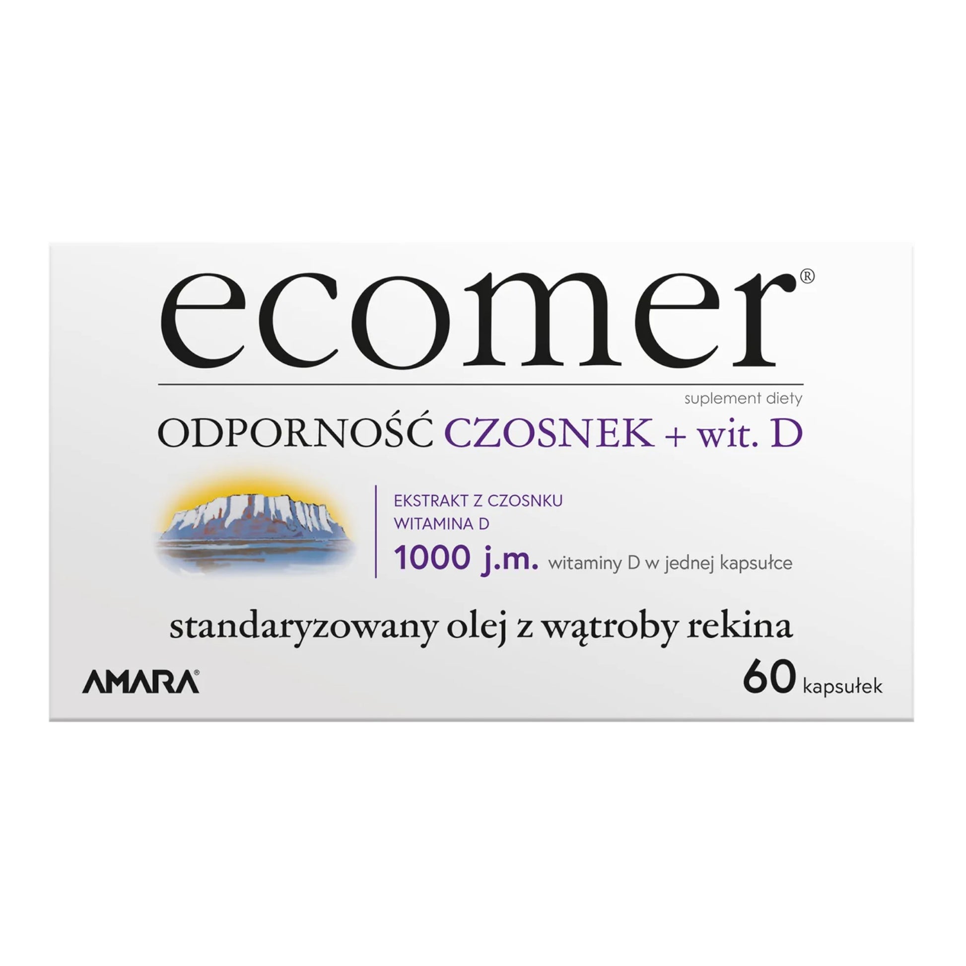 ecomer garlic vitamin d box side