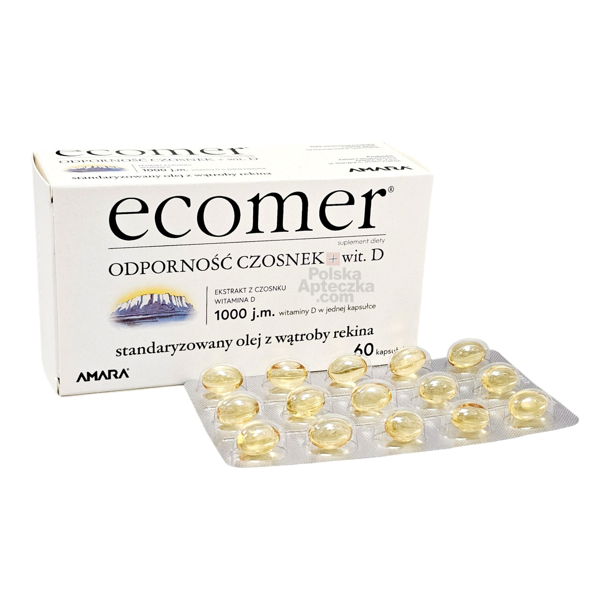 ecomer garlic vitamin d capsules