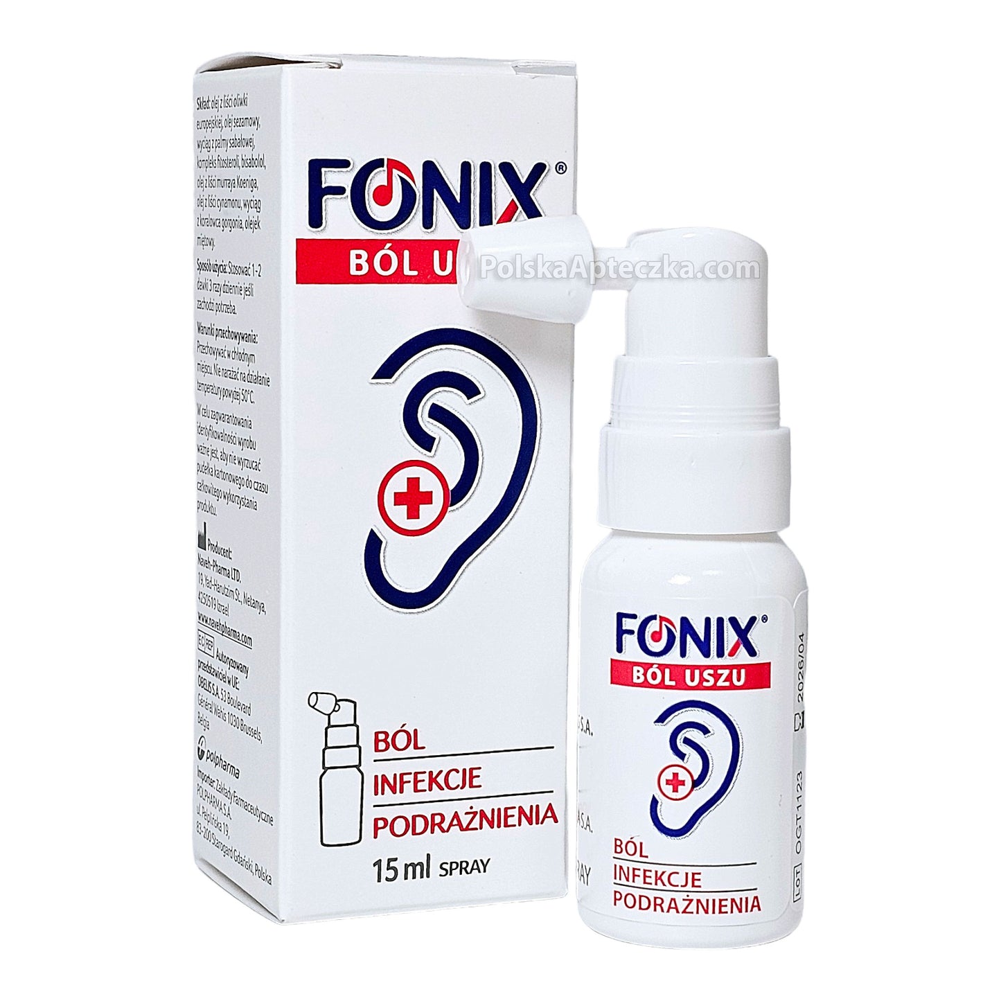 fonix bol uszu spray