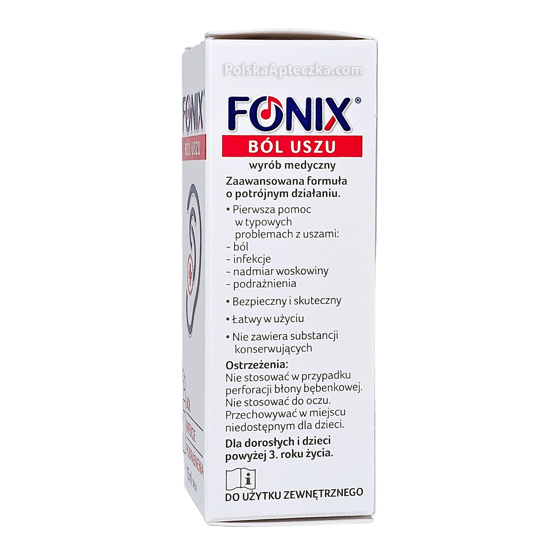 fonix bol uszu spray