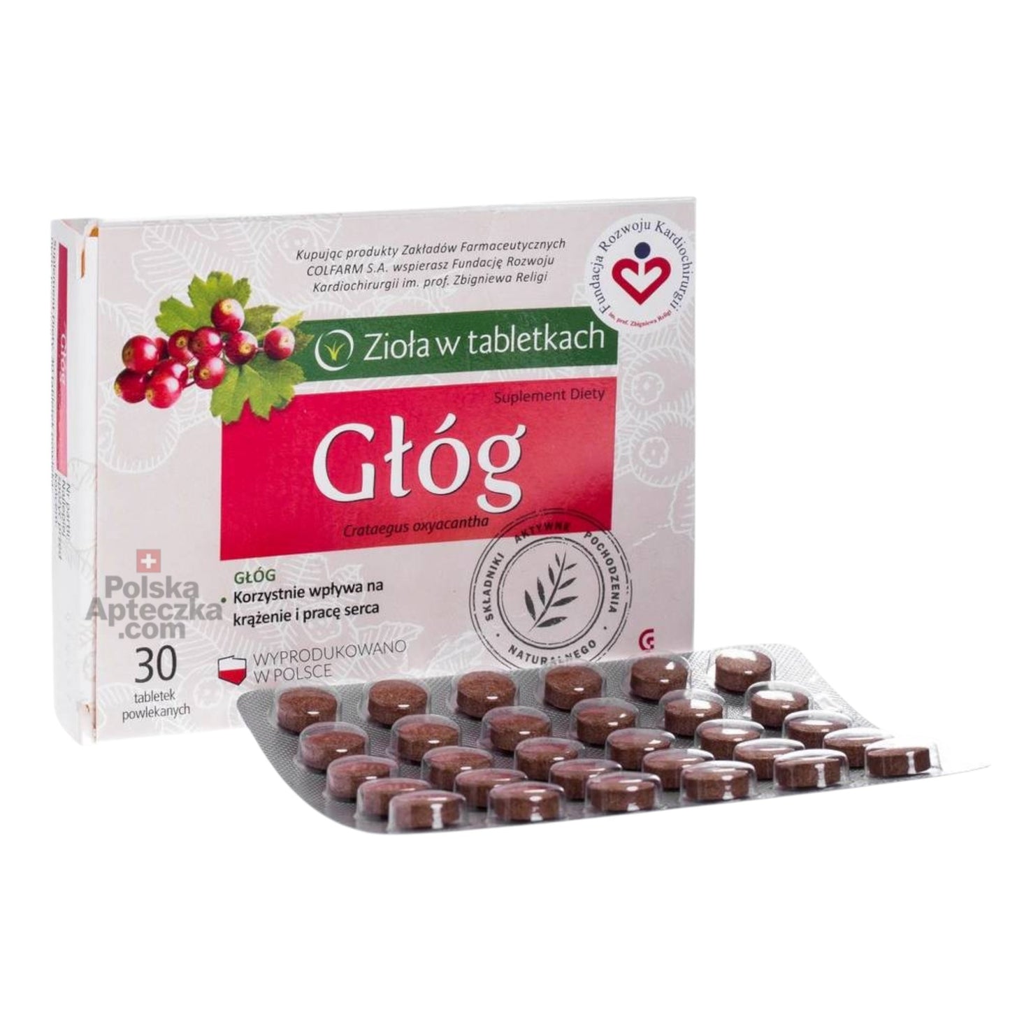 Głóg (Hawthorn) 30 Tablets