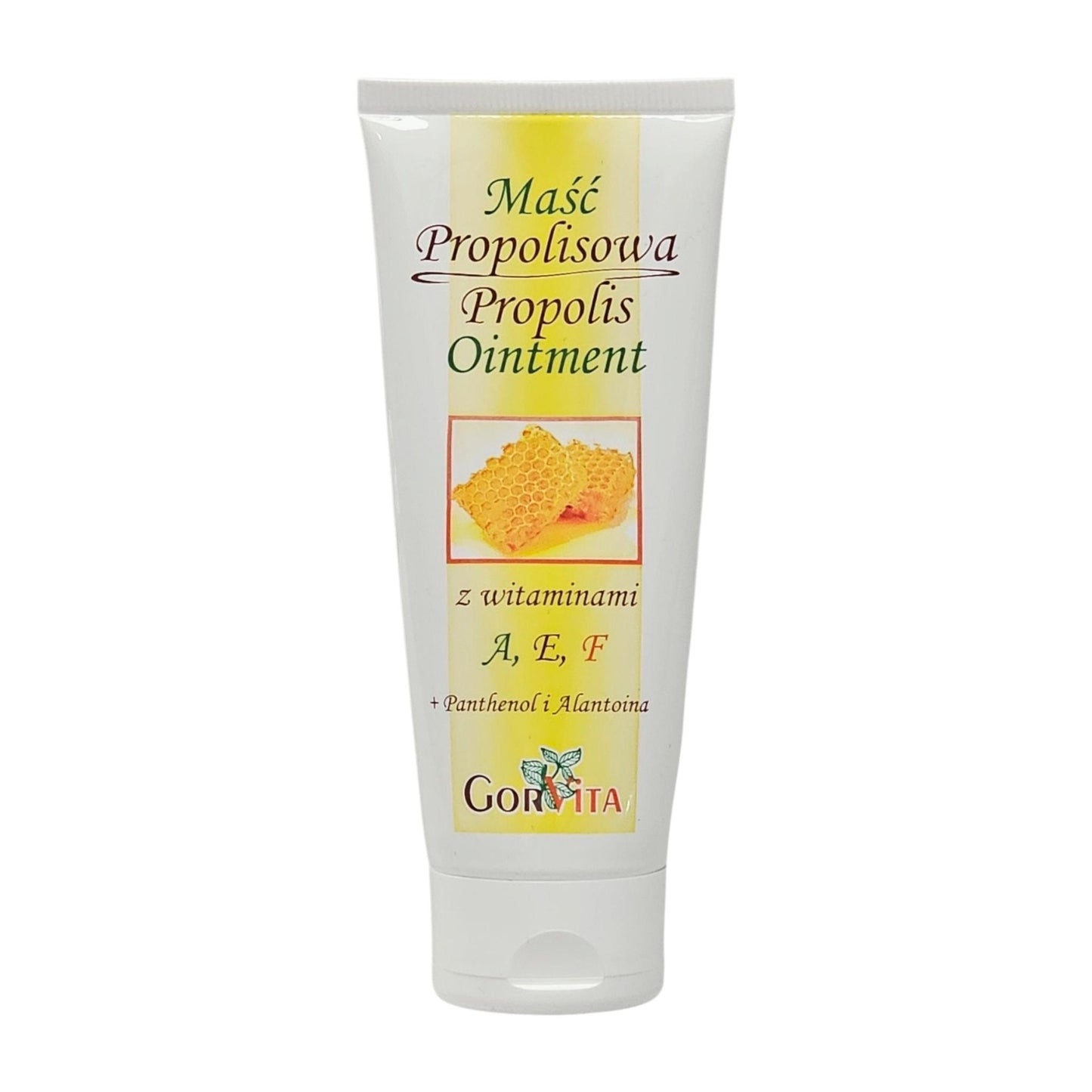 Gorvita Propolis Ointment 10% with Vitamins A E F – Front Tube View
