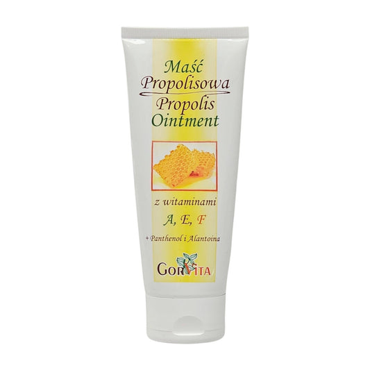 Gorvita Propolis Ointment 10% with Vitamins A E F – Front Tube View