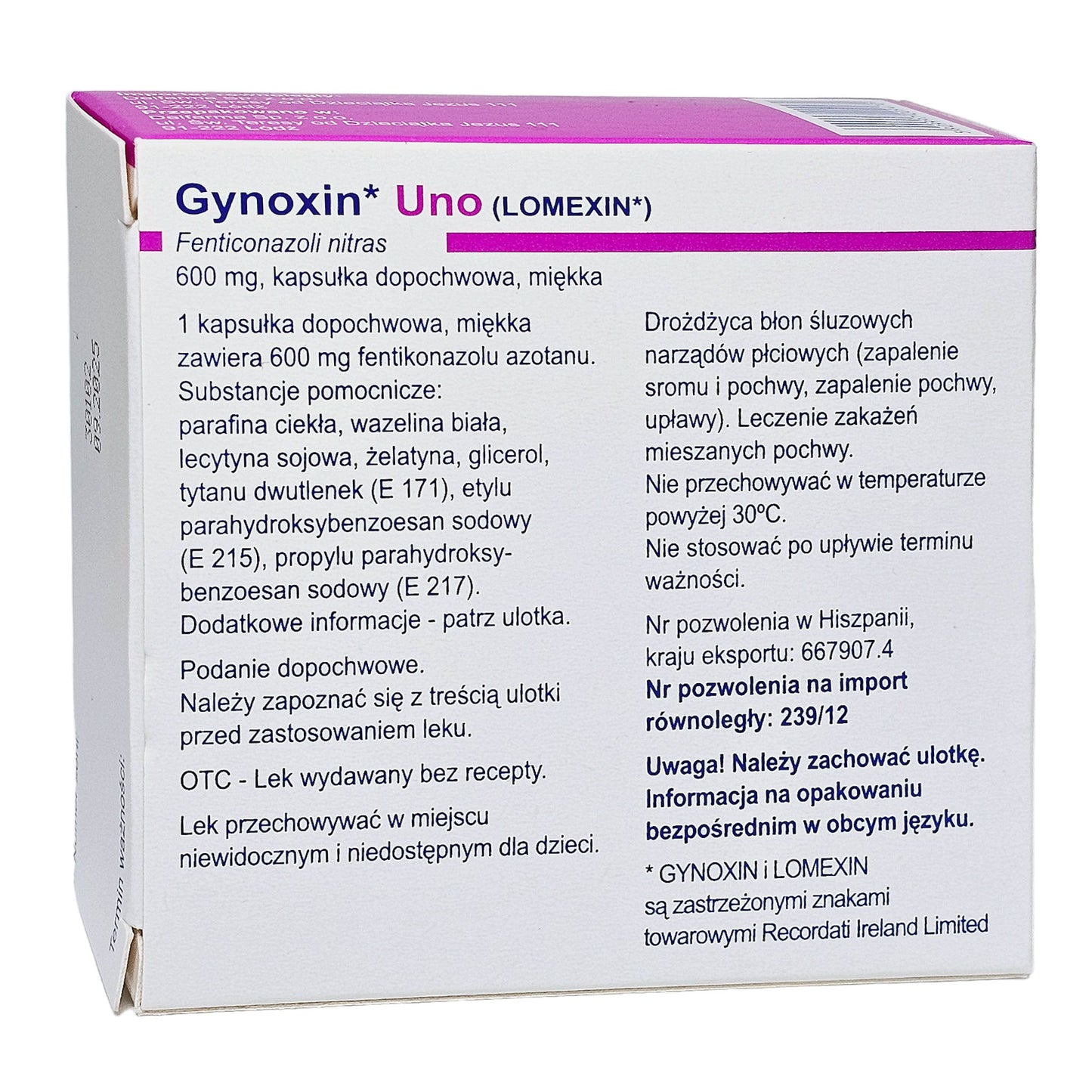 Gynoxin Uno