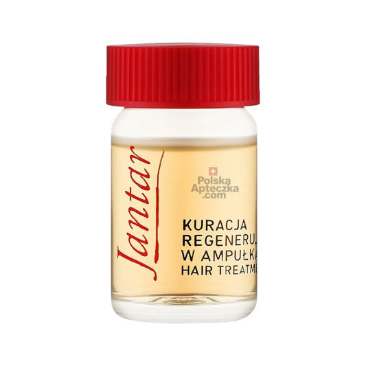 Jantar Restore box with 5 ampoules for damaged and weak hair enriched with amber essence