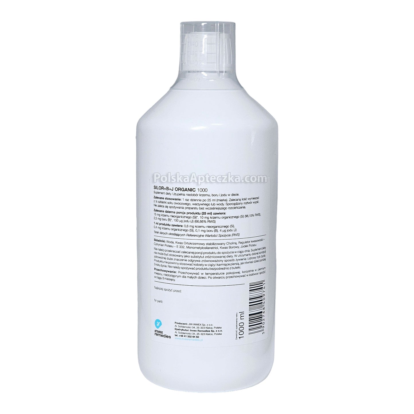 Silor + B+J Silica with Boron & Iodine | Krzem z borem i jodem 1000ml