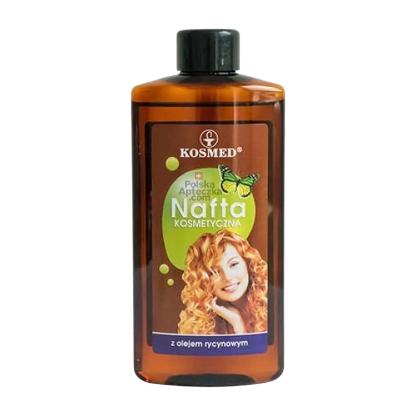 Kosmed Cosmetic Kerosene with Castor Oil 120ml hair treatment bottle