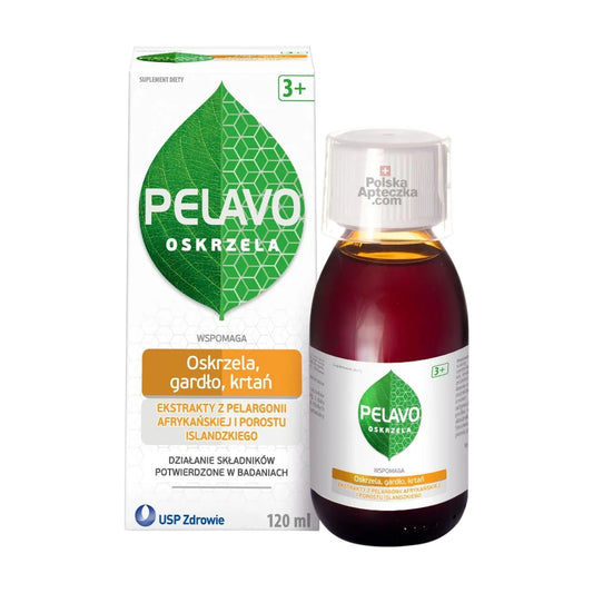 Pelavo Oskrzela 120ml – Natural Support for Bronchial, Throat, and Larynx Health for Children 3+