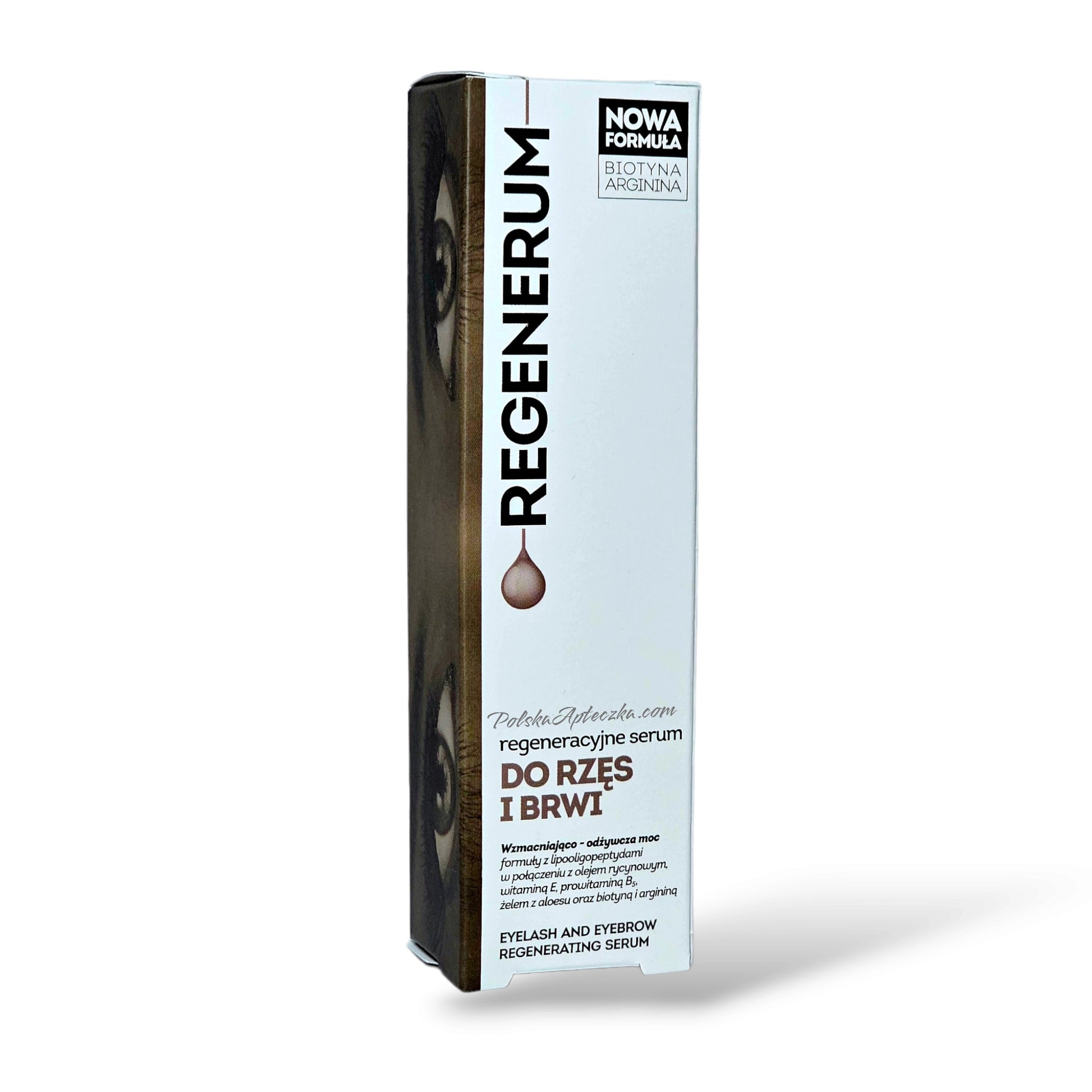 Regenerum Eyelash & Eyebrow Serum – Biotin and Arginine formula for lash and brow growth, 4ml