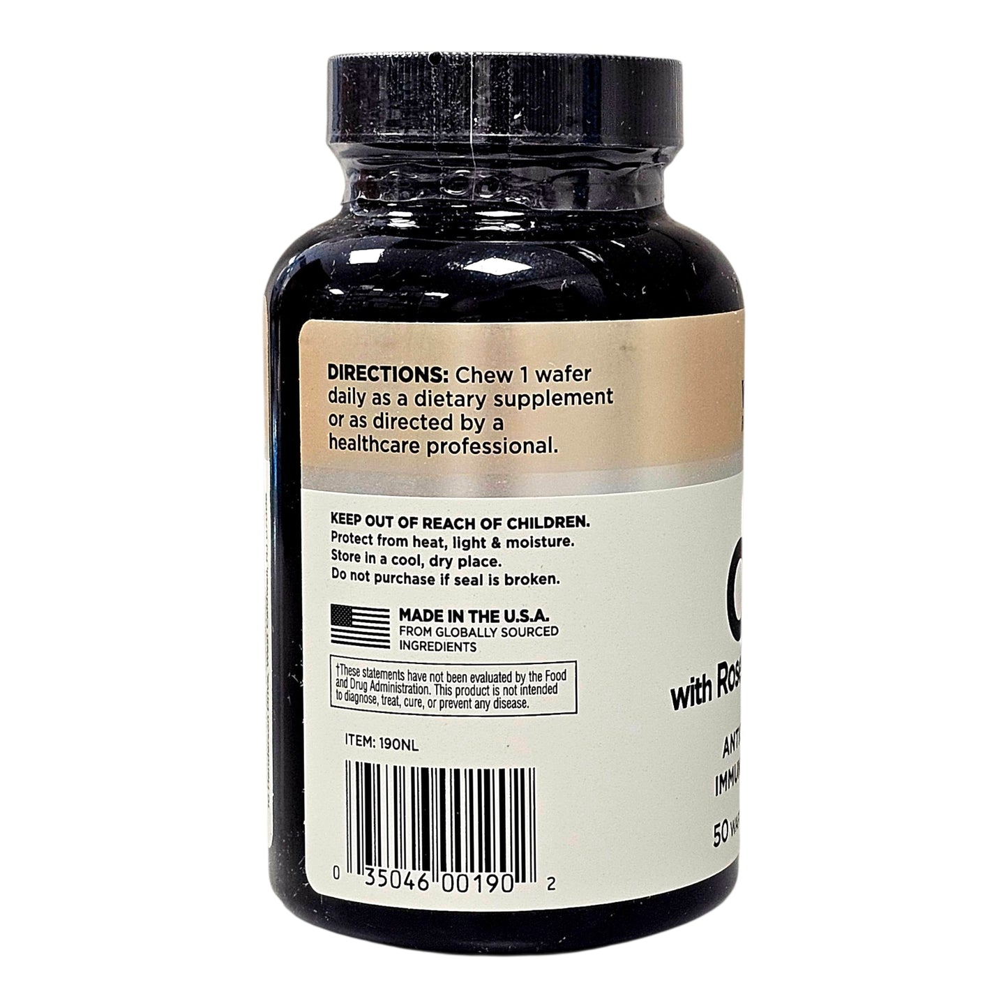 windmill chewable vitamin c 500mg with rose hips flavonoids 50 wafers directions