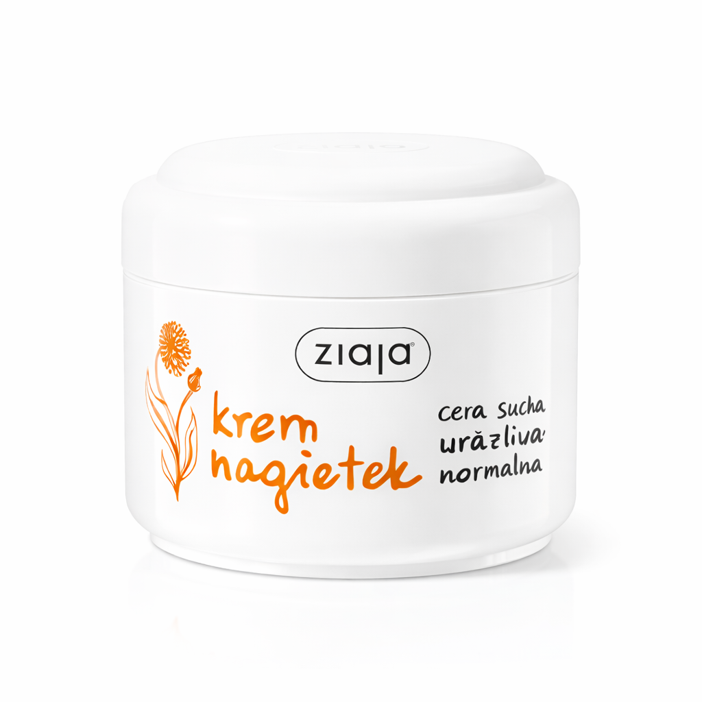Ziaja Calendula Cream, For Dry, Sensitive, and Normal Skin, 100ml