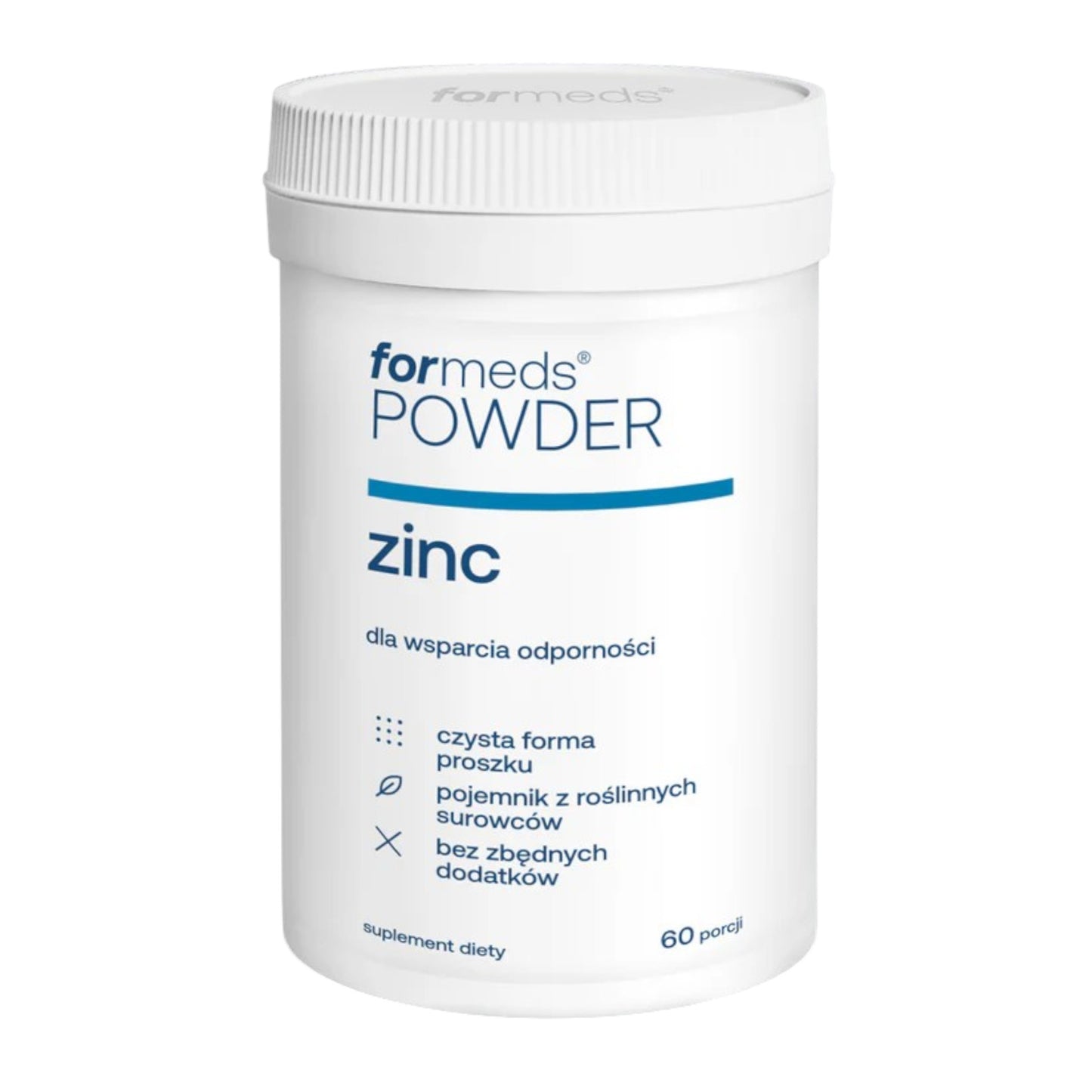 Formeds POWDER Zinc – Pure Zinc Powder for Immune Support – 60 Servings